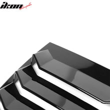 Load image into Gallery viewer, 2014-2018Â Mazda 3 Gloss Black Rear Window Louvers Quarter Scoop ABS