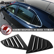 Load image into Gallery viewer, 2018-2024 Toyota Camry Unpainted Black Side Window Louvers
