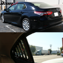 Load image into Gallery viewer, 2018-2024 Toyota Camry Unpainted Black Side Window Louvers