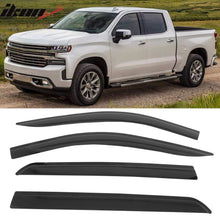 Load image into Gallery viewer, 2019-2025 Silverado &amp; Sierra Crew Cab Low Profile Style Window Visors