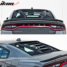Load image into Gallery viewer, 2011-2023 Dodge Charger Black Rear Window Louver Side Quarter Scoop
