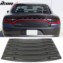 Load image into Gallery viewer, 2011-2023 Dodge Charger Unpainted Rear Window Louver Side Vent ABS PP
