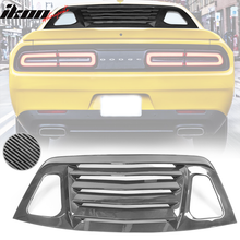 Load image into Gallery viewer, 2008-2023 Dodge Challenger XE V2 Rear Side Window Louver Scoops PP