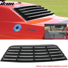 Load image into Gallery viewer, 2008-2023 Dodge Challenger XE Style Rear Window Louver Side Vent PP PU