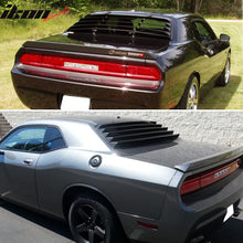 Load image into Gallery viewer, 2008-2023 Dodge Challenger XE Style Rear Window Louver Side Vent PP PU