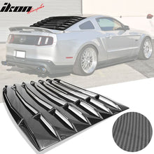 Load image into Gallery viewer, 2005-2014 Ford Mustang IKON Style Rear Window Louvers ABS