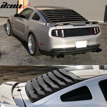 Load image into Gallery viewer, 2005-2014 Ford Mustang IKON Style Rear Window Louvers ABS