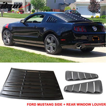 Load image into Gallery viewer, 2010-2014 Ford Mustang V6 5 Vents Quarter Rear Side Window Louver PP