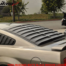 Load image into Gallery viewer, Fits 10-14 Ford Mustang Rear Window Louver Matte + Trunk Spoiler