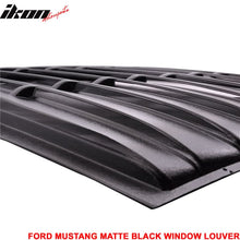 Load image into Gallery viewer, Fits 10-14 Ford Mustang Rear Window Louver Matte + Trunk Spoiler