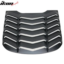 Load image into Gallery viewer, 2015-2023Â Ford Mustang IKON Black Rear Window Louver Cover ABS