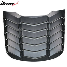 Load image into Gallery viewer, 2015-2023Â Ford Mustang IKON Black Rear Window Louver Cover ABS