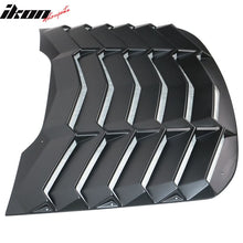 Load image into Gallery viewer, 2015-2023Â Ford Mustang IKON Black Rear Window Louver Cover ABS