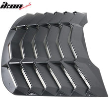 Load image into Gallery viewer, 2015-2023Â Ford Mustang IKON Black Rear Window Louver Cover ABS