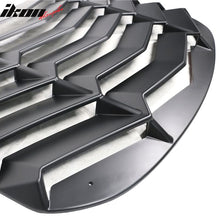 Load image into Gallery viewer, 2015-2023Â Ford Mustang IKON Black Rear Window Louver Cover ABS