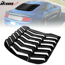 Load image into Gallery viewer, 2015-2023 Ford Mustang IKON Style Gloss Black Window Louver ABS