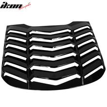Load image into Gallery viewer, 2015-2023 Ford Mustang IKON Style Gloss Black Window Louver ABS