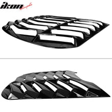 Load image into Gallery viewer, 2015-2023 Ford Mustang IKON Style Gloss Black Window Louver ABS