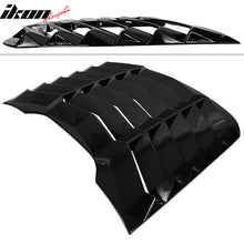 Load image into Gallery viewer, 2015-2023 Ford Mustang IKON Style Gloss Black Window Louver ABS