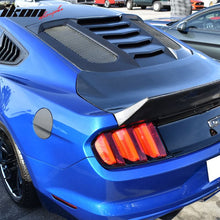 Load image into Gallery viewer, 2024 Ford Mustang V2 Style Matte Black Rear Window Louvers ABS
