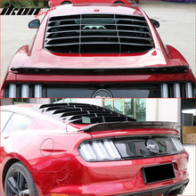 Load image into Gallery viewer, 2015-2023 Ford Mustang Coupe Unpainted Rear Side Window Louver ABS
