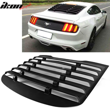 Load image into Gallery viewer, 2015-2023 Ford Mustang Coupe V Style Rear Window Louver Side Vent ABS