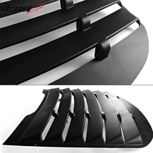 Load image into Gallery viewer, 2015-2023 Ford Mustang Vintage Matte Black Rear Window Louver ABS