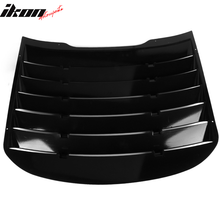Load image into Gallery viewer, 2015-2023 Ford Mustang Vintage Matte Black Rear Window Louver ABS