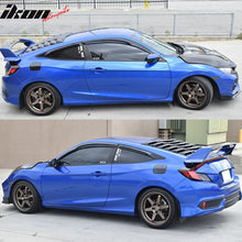 Load image into Gallery viewer, 2016-2020 Honda Civic 2Dr Coupe Black Rear Window Louver ABS