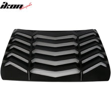 Load image into Gallery viewer, 2016-2021 Honda Civic Sedan Black Rear Window Louvers ABS