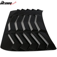 Load image into Gallery viewer, 2016-2021 Honda Civic Sedan Black Rear Window Louvers ABS