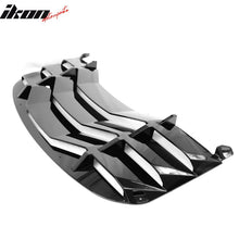 Load image into Gallery viewer, 2024-2025 Ford Mustang 2DR IKON Gloss Black Rear Window Louvers ABS