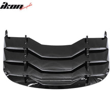 Load image into Gallery viewer, 2024-2025 Ford Mustang 2DR IKON Gloss Black Rear Window Louvers ABS
