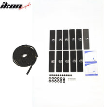 Load image into Gallery viewer, 2024-2025 Ford Mustang 2DR IKON Gloss Black Rear Window Louvers ABS