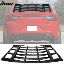 Load image into Gallery viewer, 2011-2023 Dodge Charger IKON ABS Rear Window Louver 3PCS