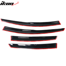Load image into Gallery viewer, 2012-2018 Ford Focus Acrylic 4PC Tape On Window Visors Rain Guard Vent