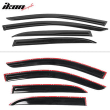 Load image into Gallery viewer, 2003-2007 Honda Accord 4Door Acrylic 4PC Tape On Window Visors Guard