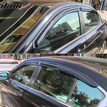 Load image into Gallery viewer, 2008-2012 Honda Accord 4-Door Sedan Acrylic 4PC Tape On Window Visors