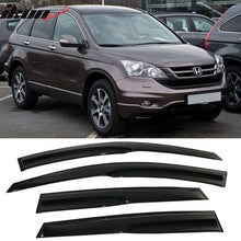 Load image into Gallery viewer, 2007-2011 Honda CRV Acrylic 4PC Window Visors Tape On Rain Guard