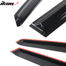 Load image into Gallery viewer, 2012-2016 Honda CRV Acrylic 4PC Window Visors Tape On Rain Guard