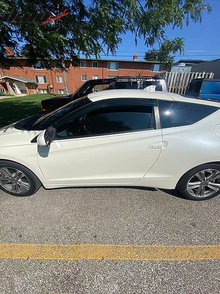 2011-2016 Honda CR-Z Acrylic 4PC Window Visors Tape On Rain Guard