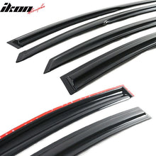 Load image into Gallery viewer, 2011-2014 Hyundai Sonata Acrylic 4PC Window Visors Tape On Rain Guard