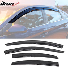 Load image into Gallery viewer, 2015-2019 Hyundai Sonata Mugen Style Smoke Tinted Window Visor Acrylic