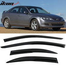 Load image into Gallery viewer, 2003-2008 Mazda 6 Mugen Style Smoke Tinted Window Visor Acrylic