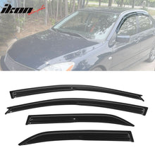 Load image into Gallery viewer, 2002-2007 Mitsubishi Lancer EVO Sedan Acrylic 4PC Window Visors Guard