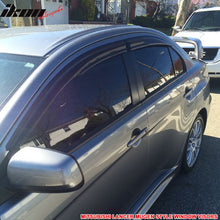 Load image into Gallery viewer, 2008-2017 Mitsubishi Lancer EVO Window VisorsAcrylic 4PC
