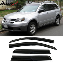 Load image into Gallery viewer, 2003-2006 Mitsubishi Outlander Mugen Smoke Tinted Window Visor Acrylic