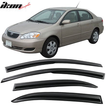 Load image into Gallery viewer, 2003-2008 Toyota Corolla Sedan 4-Door Window Visor Guard Acrylic 4PC
