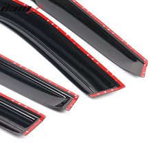 Load image into Gallery viewer, 2020-2024 Toyota Highlander PC Side Window Visors w/ Chrome Trim 4PCS