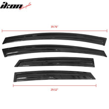Load image into Gallery viewer, 2010-2015 Toyota Prius Mugen Style Smoke Tinted Window Visor Acrylic